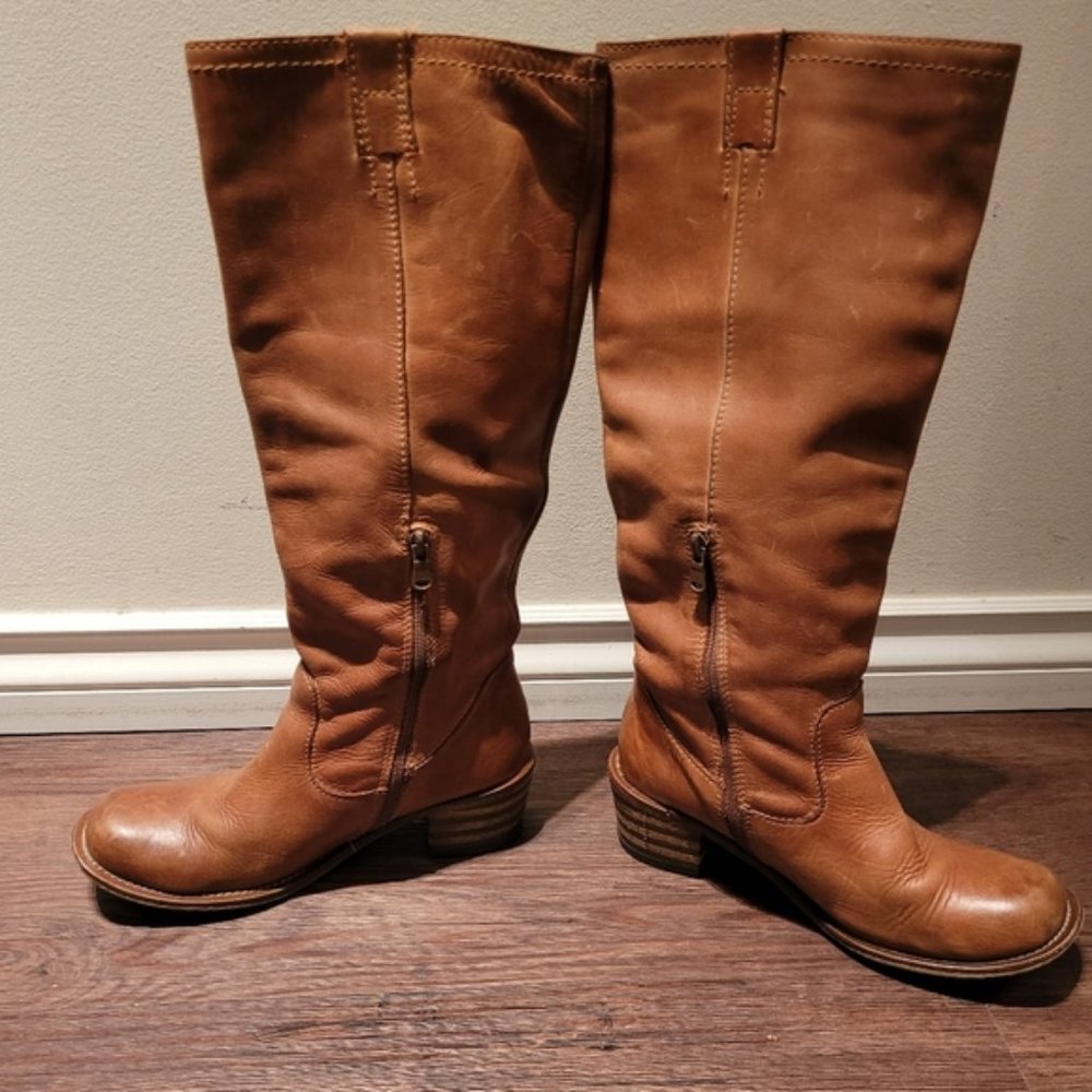 Aldo Leather Knee High Boots